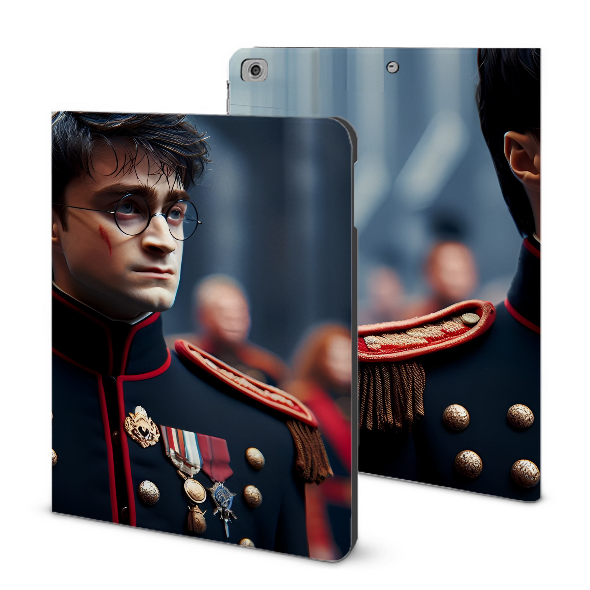 （画像用） Harry Potter ハリー・ポッターシリーズ IPad ケース ブック型 PUレザー TPU 耐衝撃 軽量 薄型 ペン収納なし 全面保護 IPad 各モデル対応